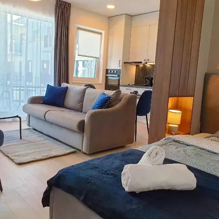 Blue Record Vibe Apartment